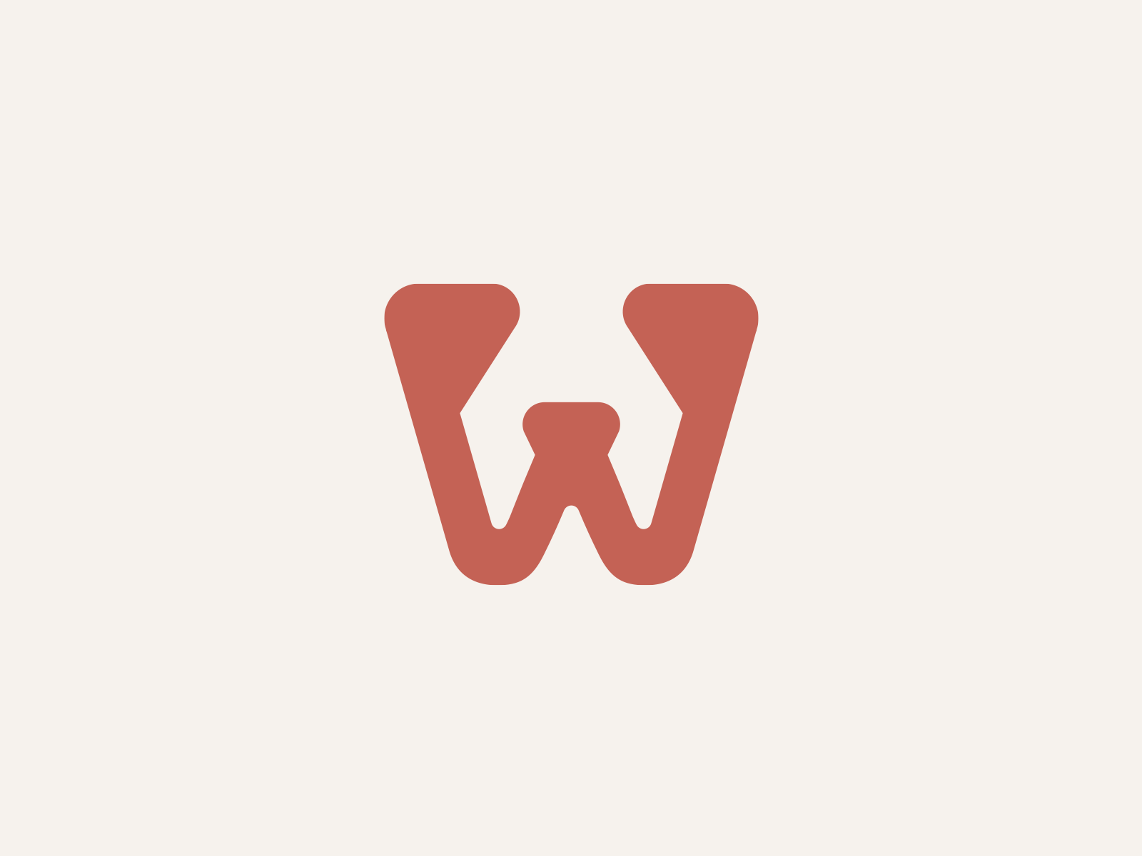Example of W + Dog Logo Concept