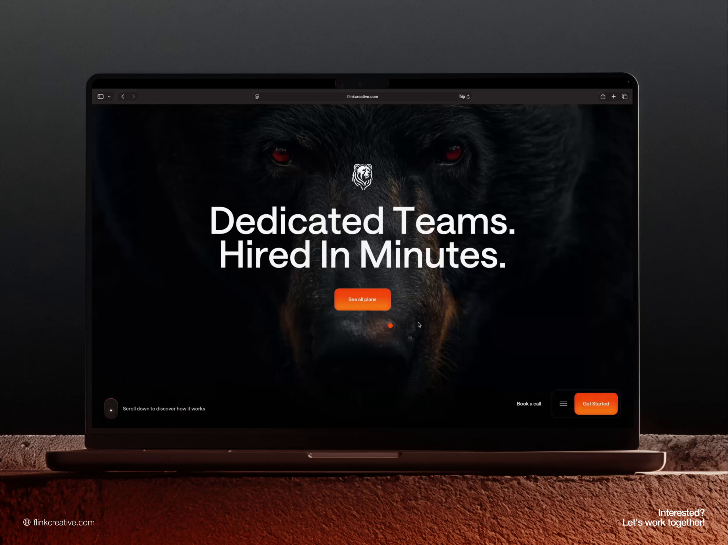 Example of Flink Creative - Full website