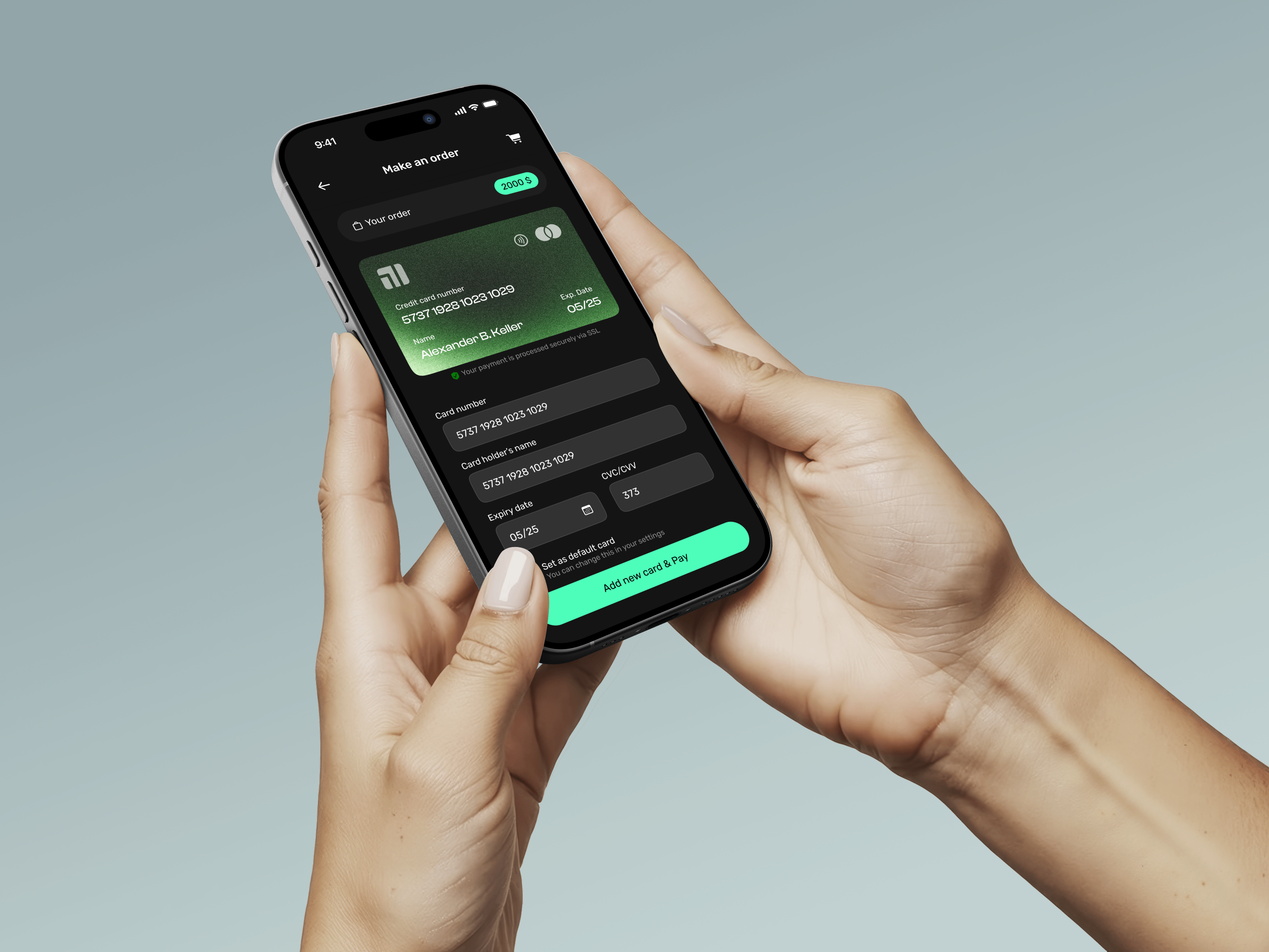 Daily UI #002 - Credit Card Checkout