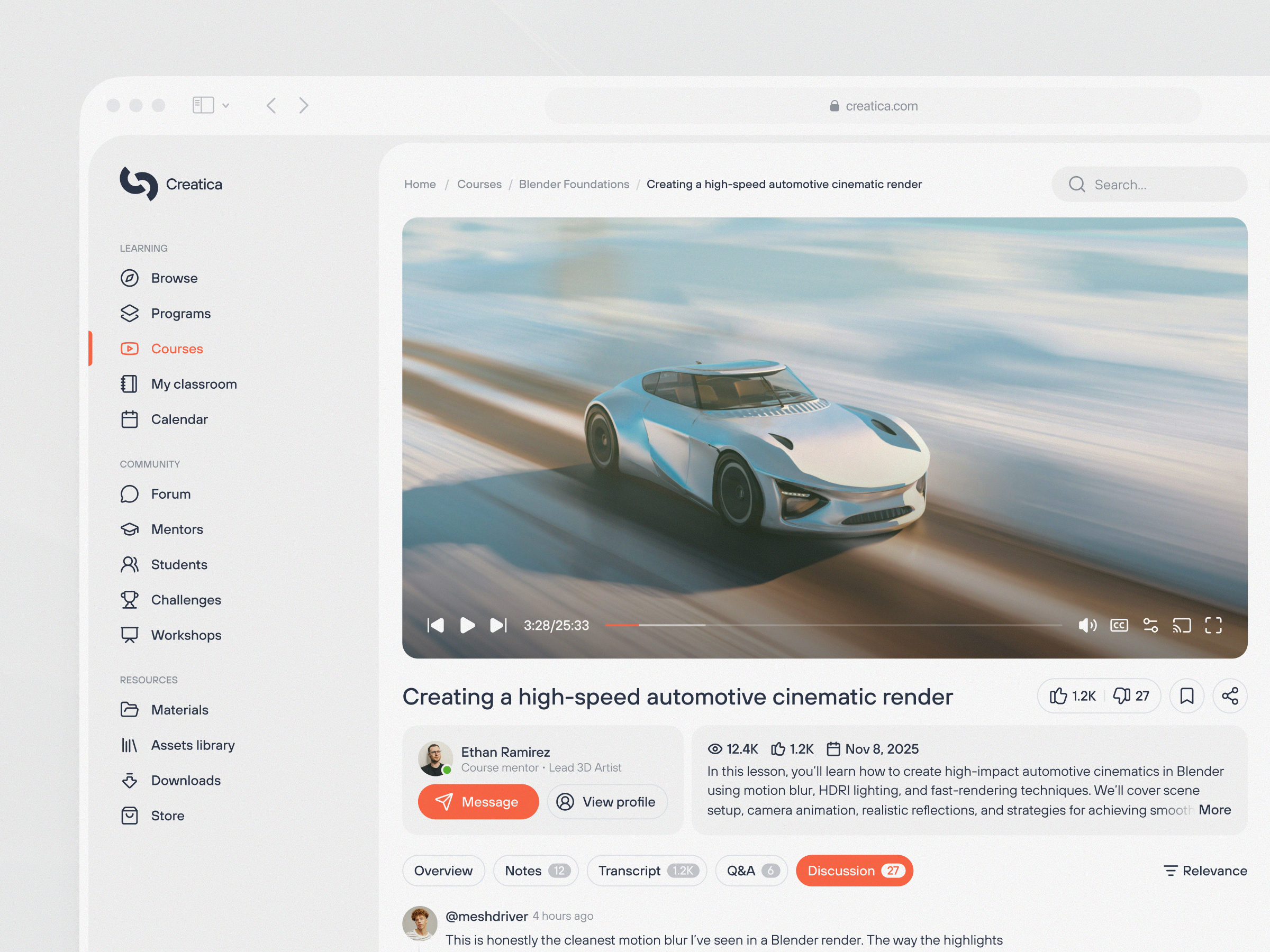 Online Education Website Design