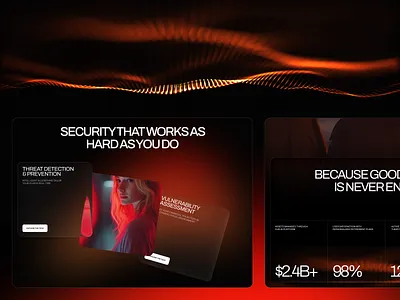 Web design for a cybersecurity platform - Quantum cyber cybersecurity ui ui design uiux ux ux design web design website website design