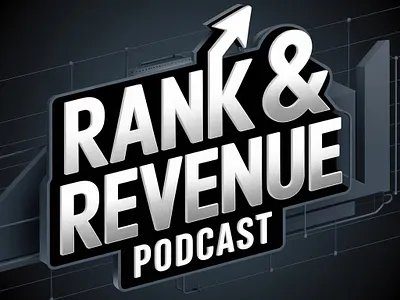 Rank & Revenue Podcast audio branding cover cover design design design concept graphic design graphics illustration illustrator logo music podcast podcast cover podcast graphic rank revenue thumbnail typography vector