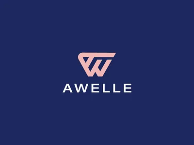 A+W_monogram_logo aw initial logo aw monogram logo brandiderntity branding brandmark companylogo design graphic design illustrator letter logo logo