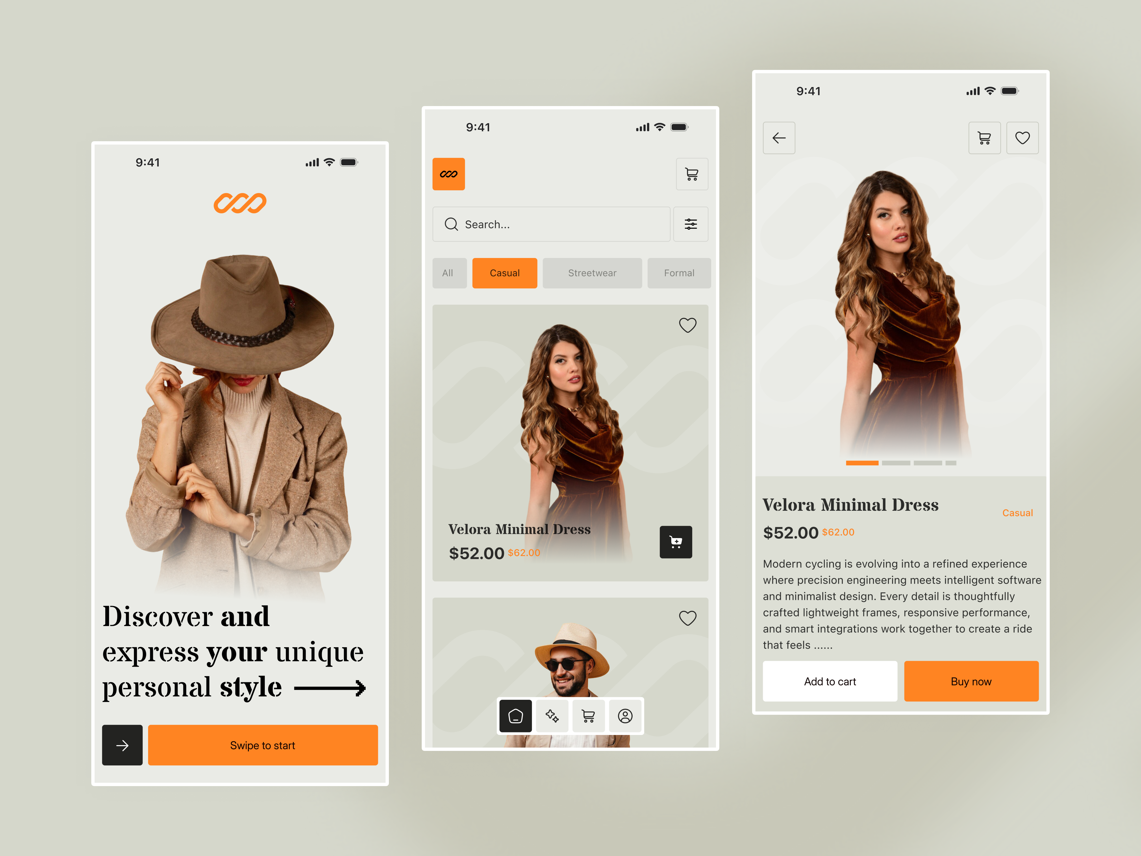Modern Fashion E-commerce Mobile App