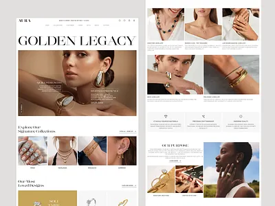 E-commerce Jewelry Website agency landing page dimond store ecommerce ecommerce website jewelry brand jewelry design jewelry landing page jewelry store jewelry web jewelry website luxury brand luxury jewelry luxury website shopify jewerly ui website