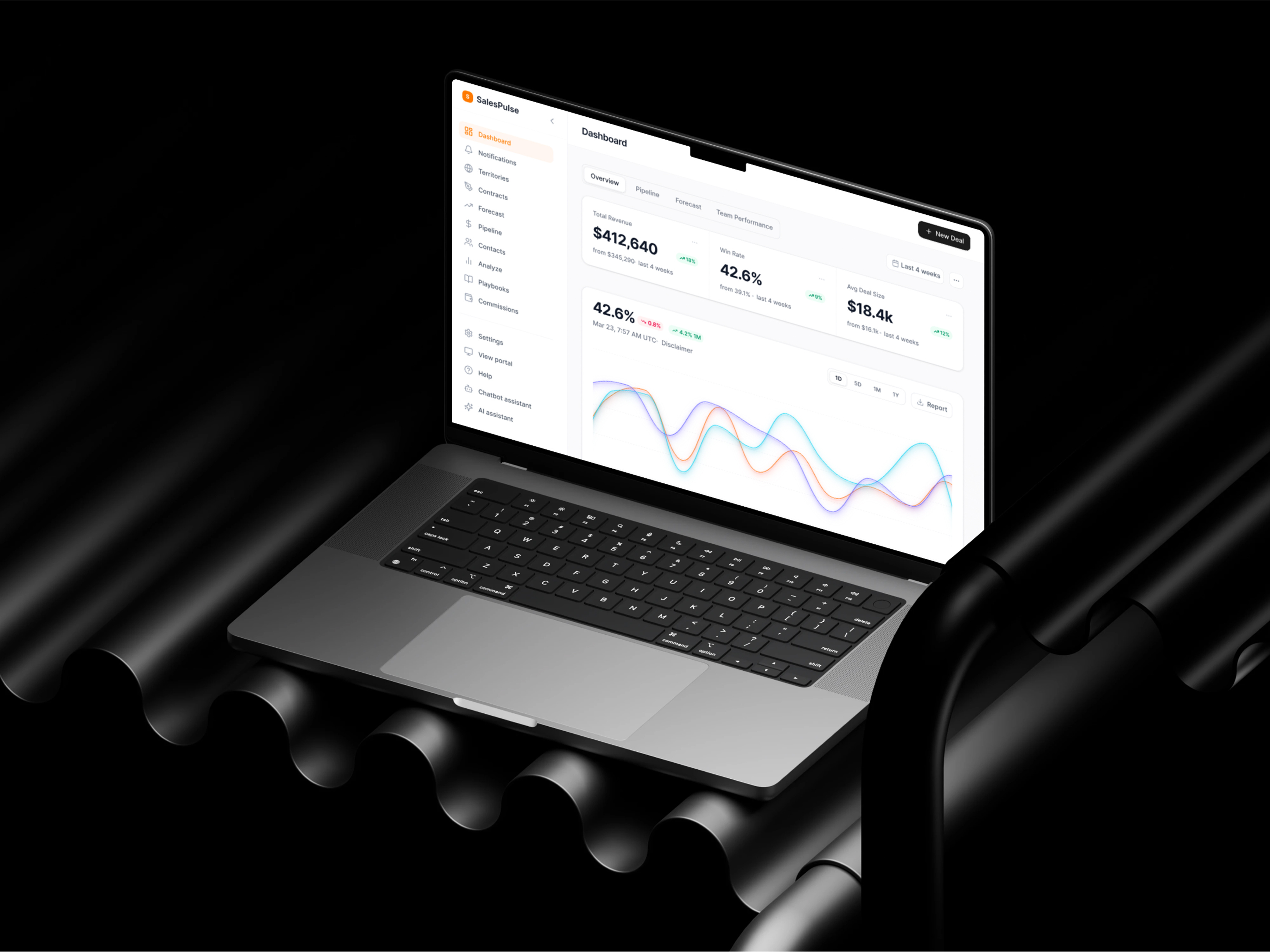 SalesPulse | Dashboard dashboard minimal product deisgn ui ux web webapp