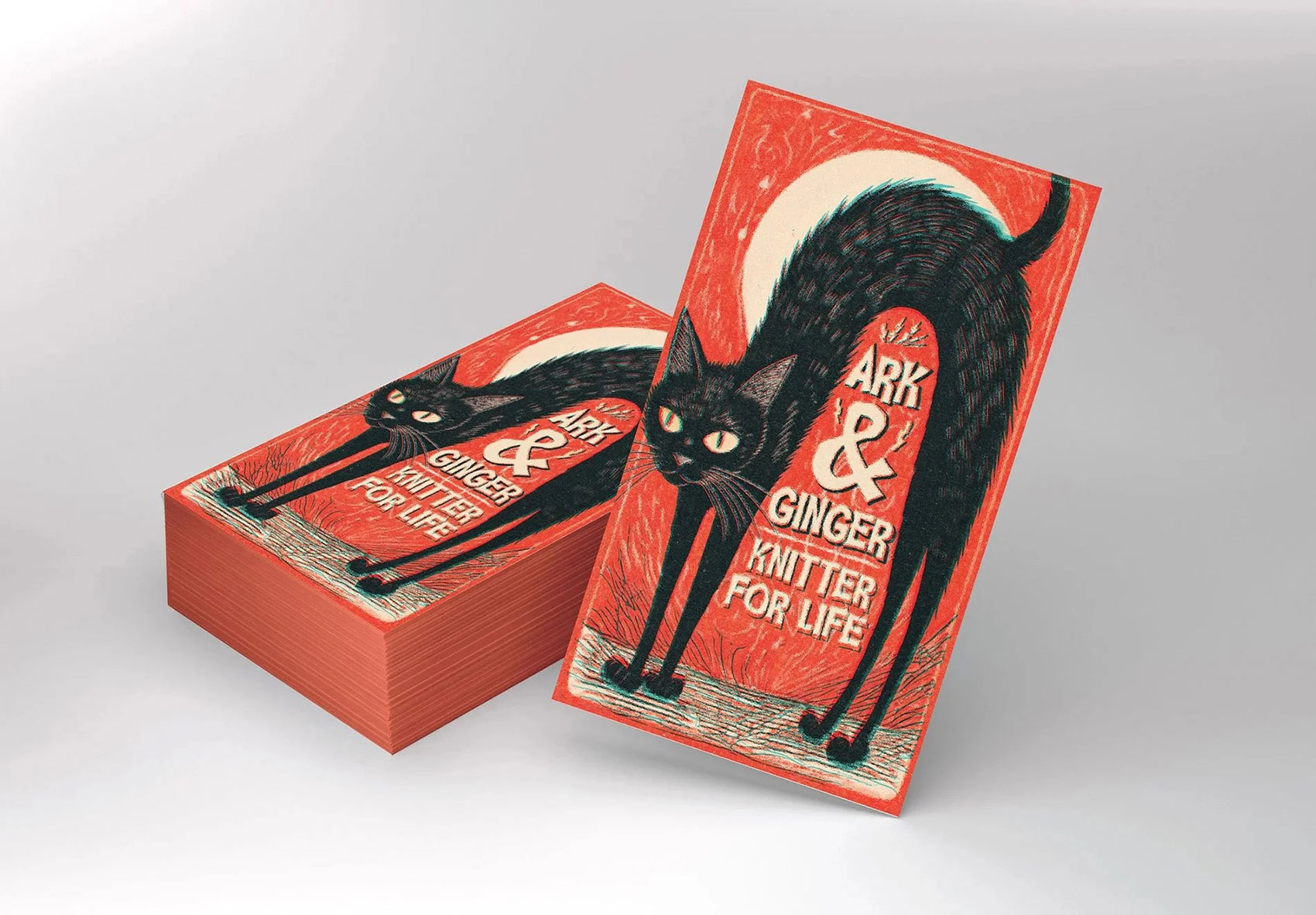 Business Card Design: Ark & Ginger, Victoria BC