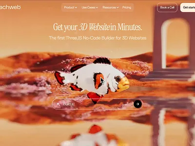 The Future of AI 3D Websites 3d 3d website 3d websites ai 3d website animation branding creative website design illustration no code 3d website ui webgl websites