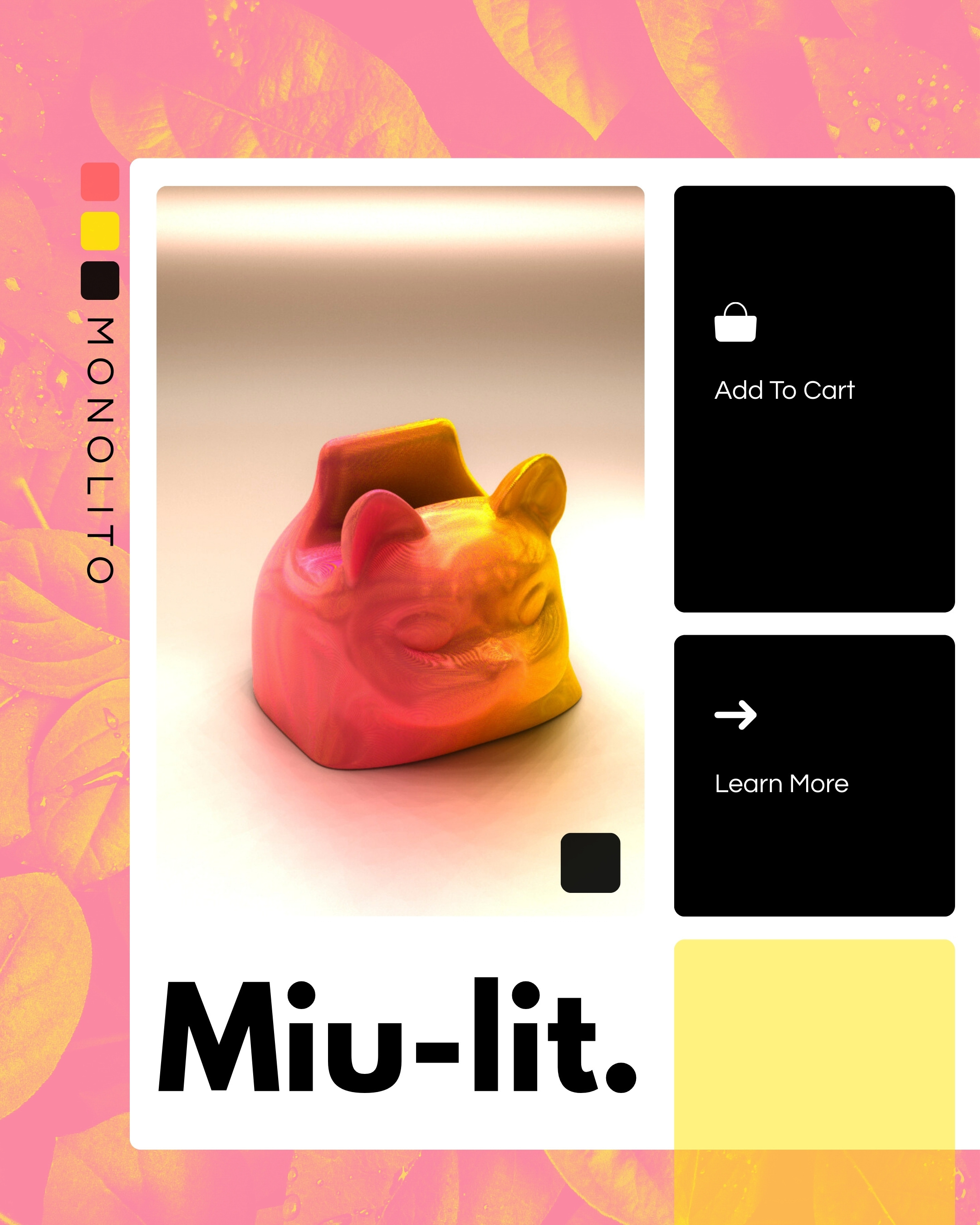 Animal Studies | Miu-Lit | 3D Modeling 3d branding ui