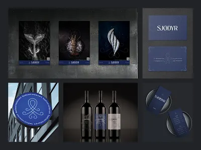 Sjødyr — Identity branding design graphic design logo ui
