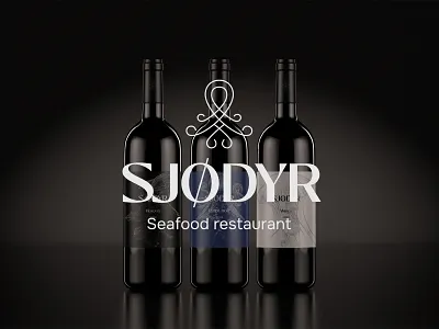 Sjødyr — Seafood Restaurant Branding branding design graphic design logo ui