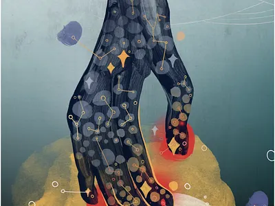 Chronic Pain - Mary Haasdyk Vooys for The Christian Century art artist award winning chronic pain conceptual conceptual illustration editorial illustration health illustration illustrationart illustrationartist illustrationzone illustrator living with pain madical mary haasdyk vooys pain religion religious