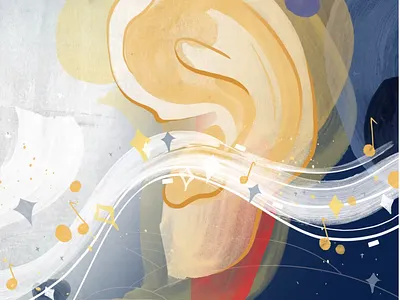 I keep listening for the chorus - Mary Haasdyk Vooys art artist chorus christian century christianity conceptual conceptual art conceptual illustration editorial illustration hearing illustration illustrationart illustrationartist illustrationzone illustrator listening mary haasdyk vooys music religion religious