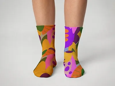 Illustration & Surface design for socks :) design graphic design illustration pattern socks surface design