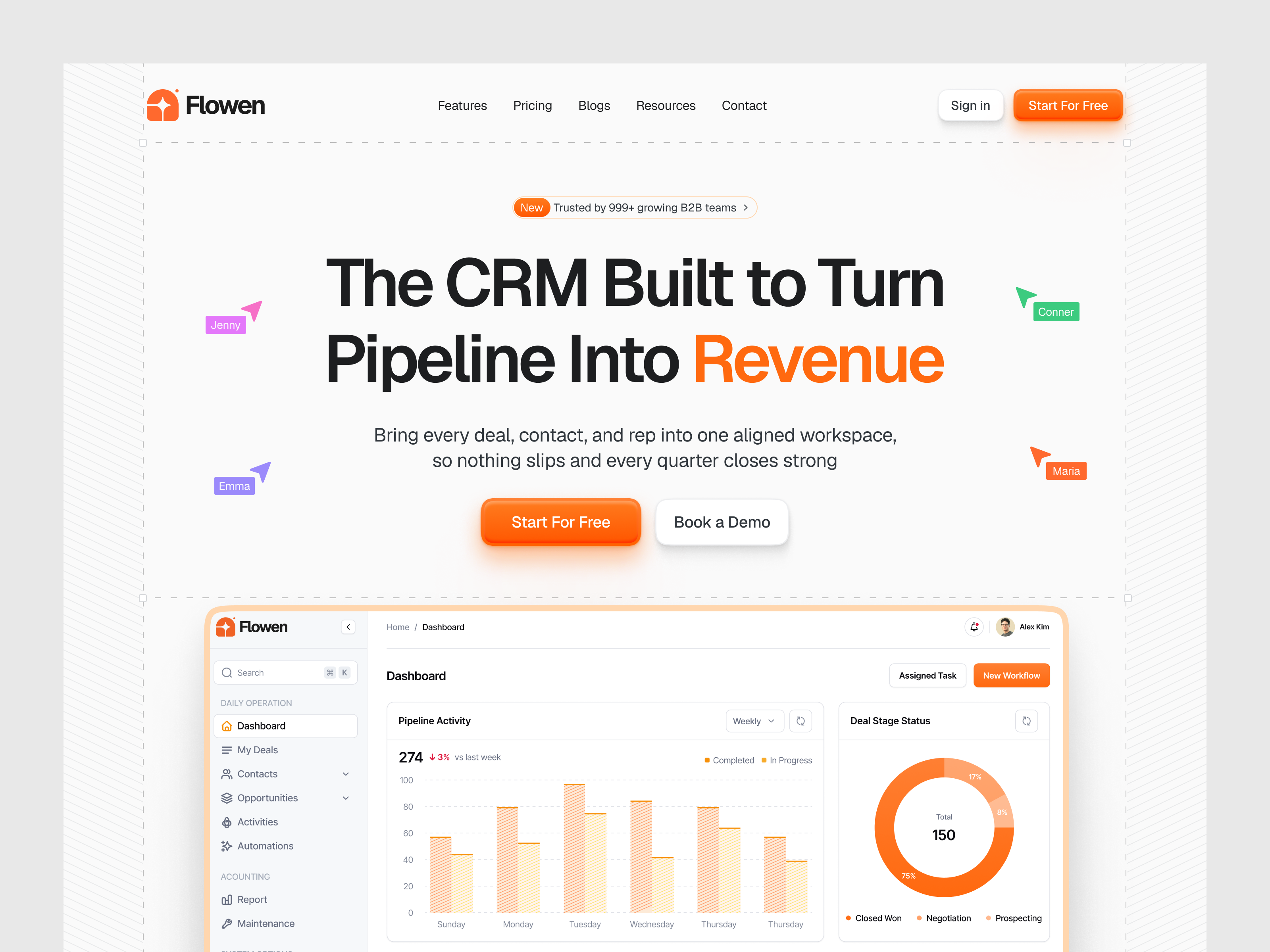 Example of Figma To Framer Landing Page Development