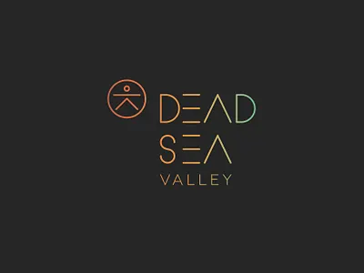 Logo for Dead Sea Valley, program to promote Dead Sea region branding logo