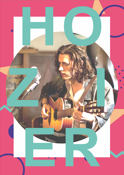 Poster for Hozier design graphic design illustration typography vector