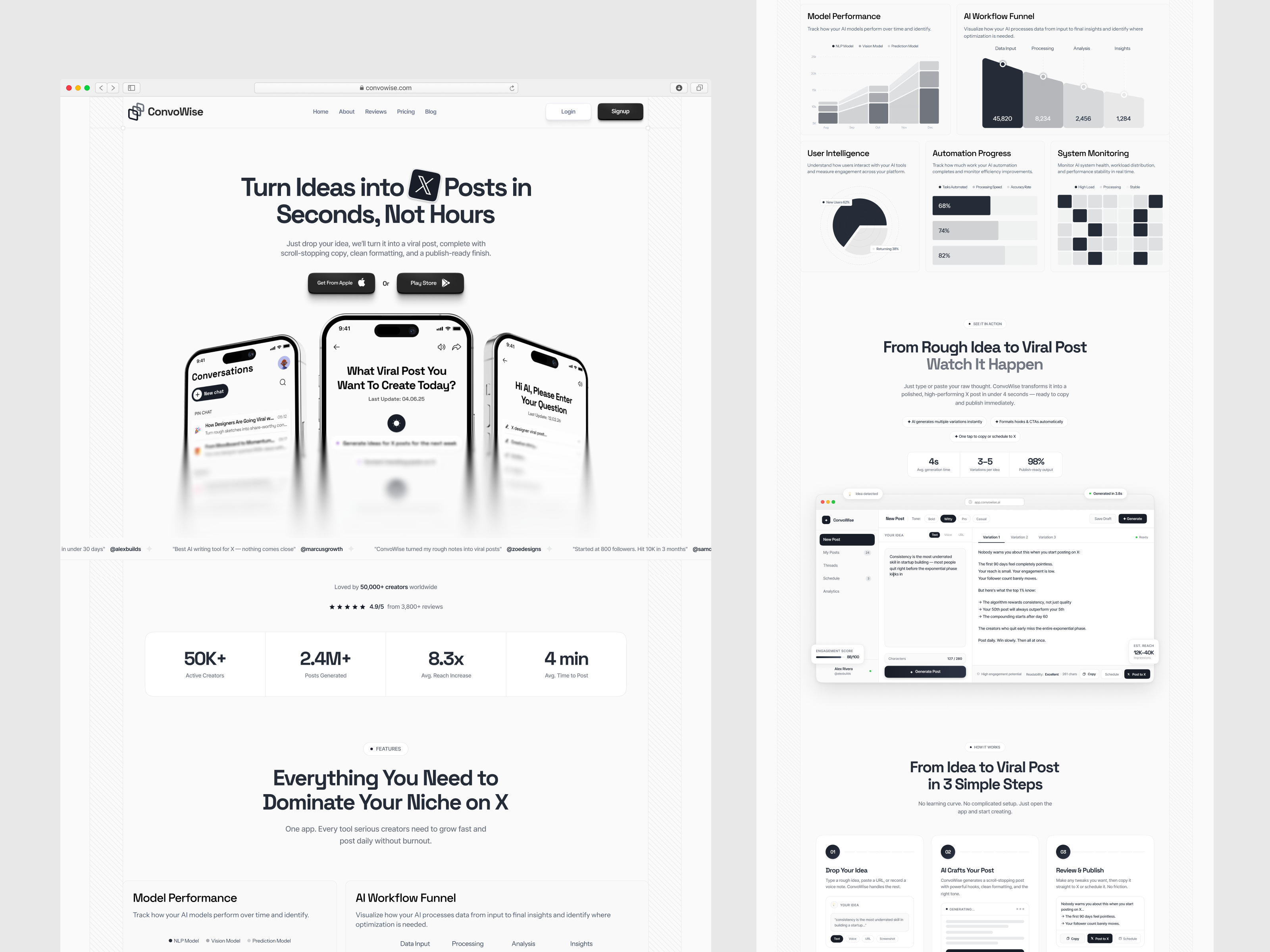 Example of Saas Website Design UI UX