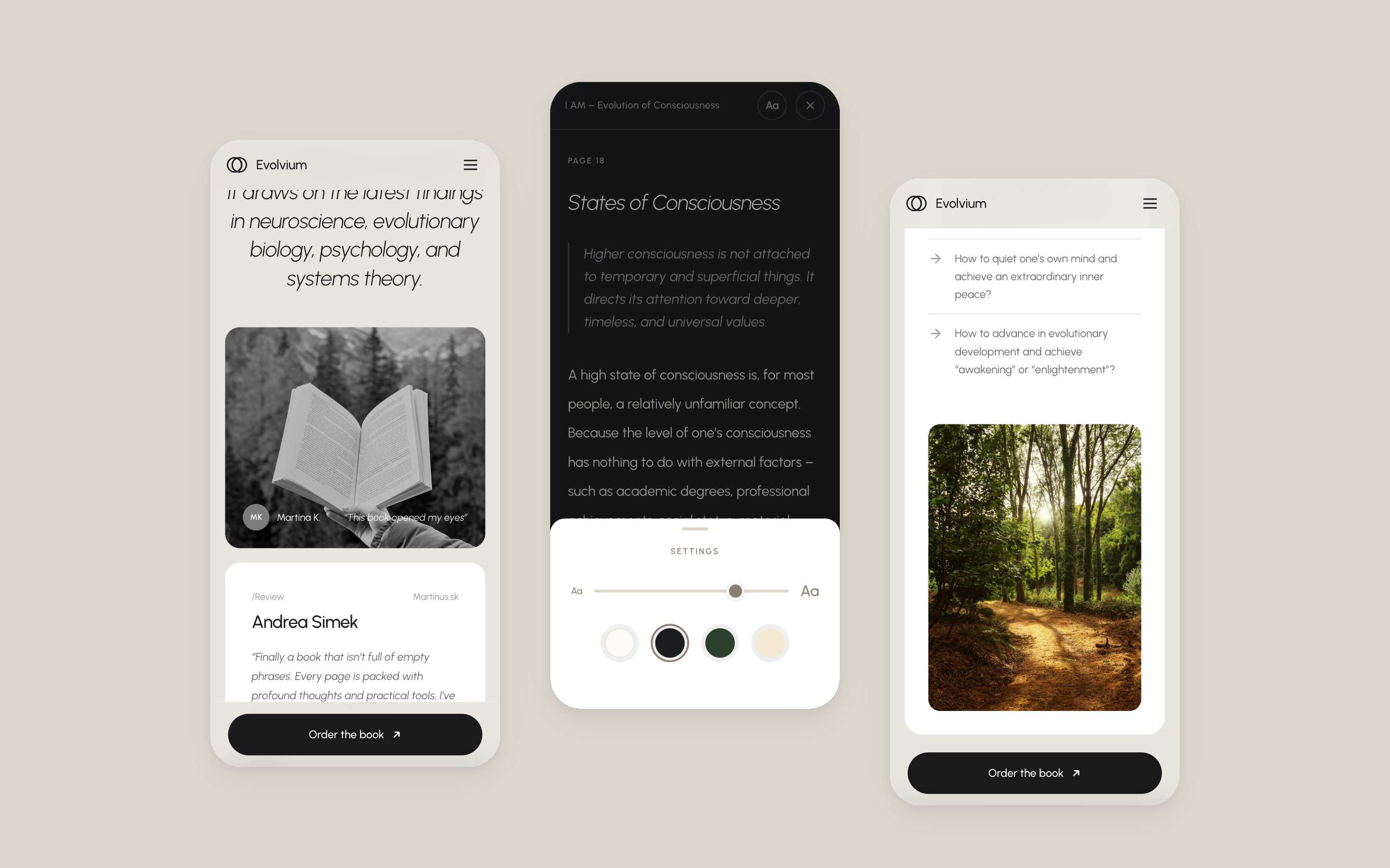 Live Website with Custom Reader. Audio Player. Multilingual.