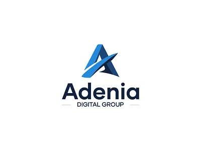 Adenia Digital Group - Logo design adobe app branding creative logo custom logo design design logo graphic design ilic illustration jure jureilic logo logo design loopwash minimalist logo typography ui ux vector