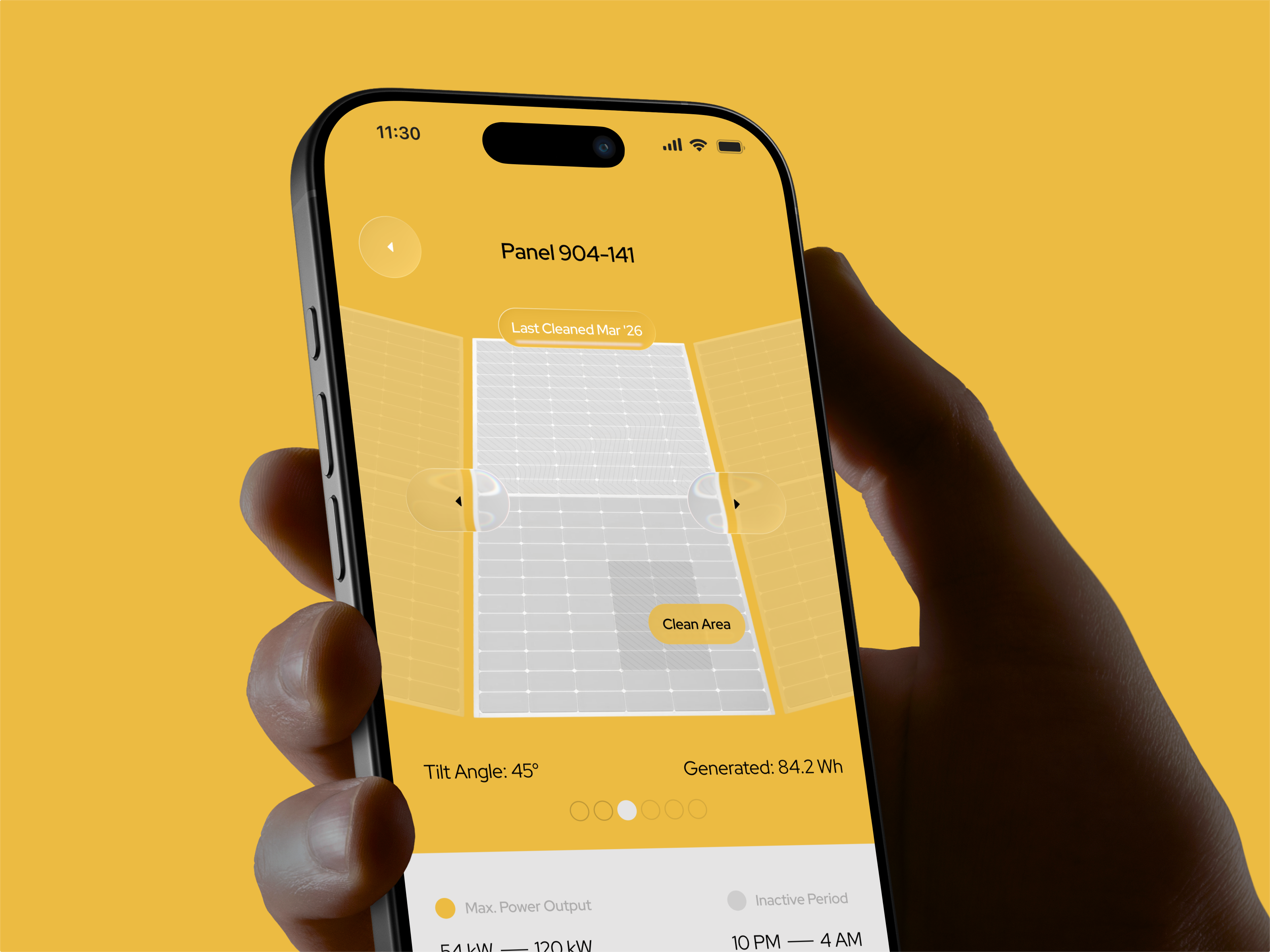 Solex Mobile – Solar Energy Control App ai app app design b2b crm dashboard design energy interface mobile mobile app monitoring product saas service software solar ui ux ux ui