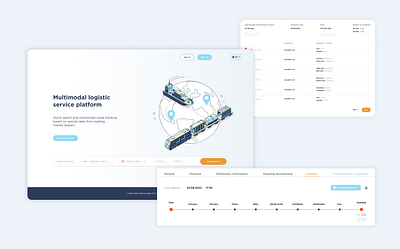 Logistics platform logistics transportation ui design ux design ux research web platform website