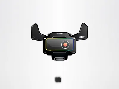 M-bot adobeillustrator bot camera character concept illustration robotic unit tech