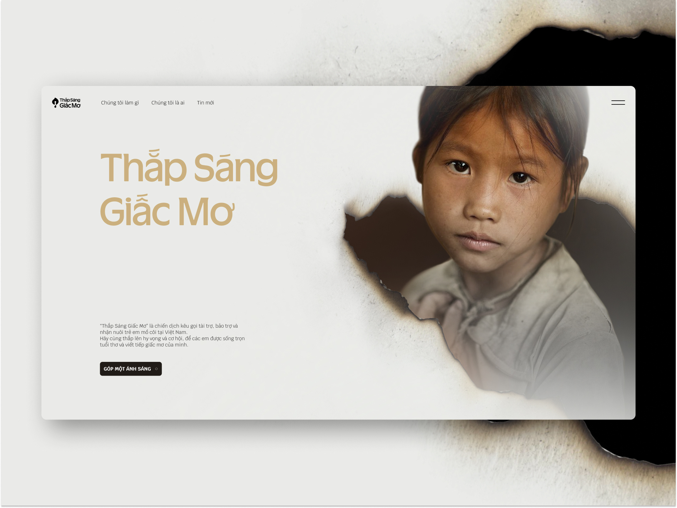 Dreams for Children - Nonprofit Donation Website children donate platform graphic design nonprofit donaton ui uiux web design