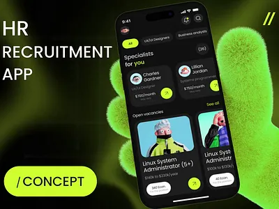 HR Mobile iOS App Design ai ai app android app app design app interface assistant chatbot dashboard dashboard design design hr app ios mobile mobile app mobile ui recruitment tracking app ui ux