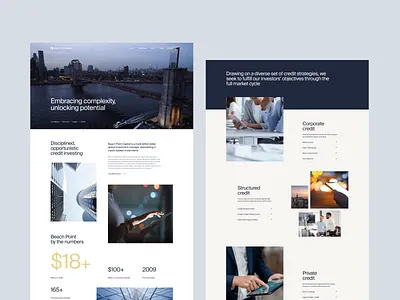 Beach Point Capital • Site Design brand development brand identity design branding creative direction design agency development logo design motion design ui design ux design website design