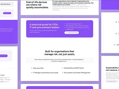 CirculaTech – B2B Enterprise Website Design b2b design b2b website business website compliance corporate website cyber security data management digital design enterprise website landing page modern web design professional website sustainability tech website ui web design web design with text only webdesign webdesign based on text without images web design