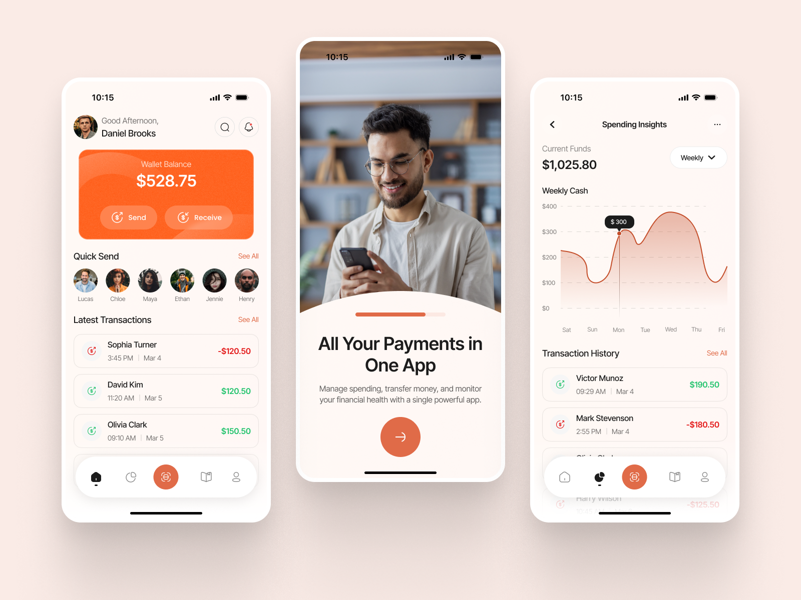 Digital Payments & Spending Insights App app design design system digital product digital wallet finance app financial technology fintech interaction design interface design minimal design mobile app mobile banking mobile ui money management payment app product design ui design user experience user interface ux design