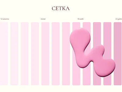 The grid for the landing page color grid landing page ui ux web design