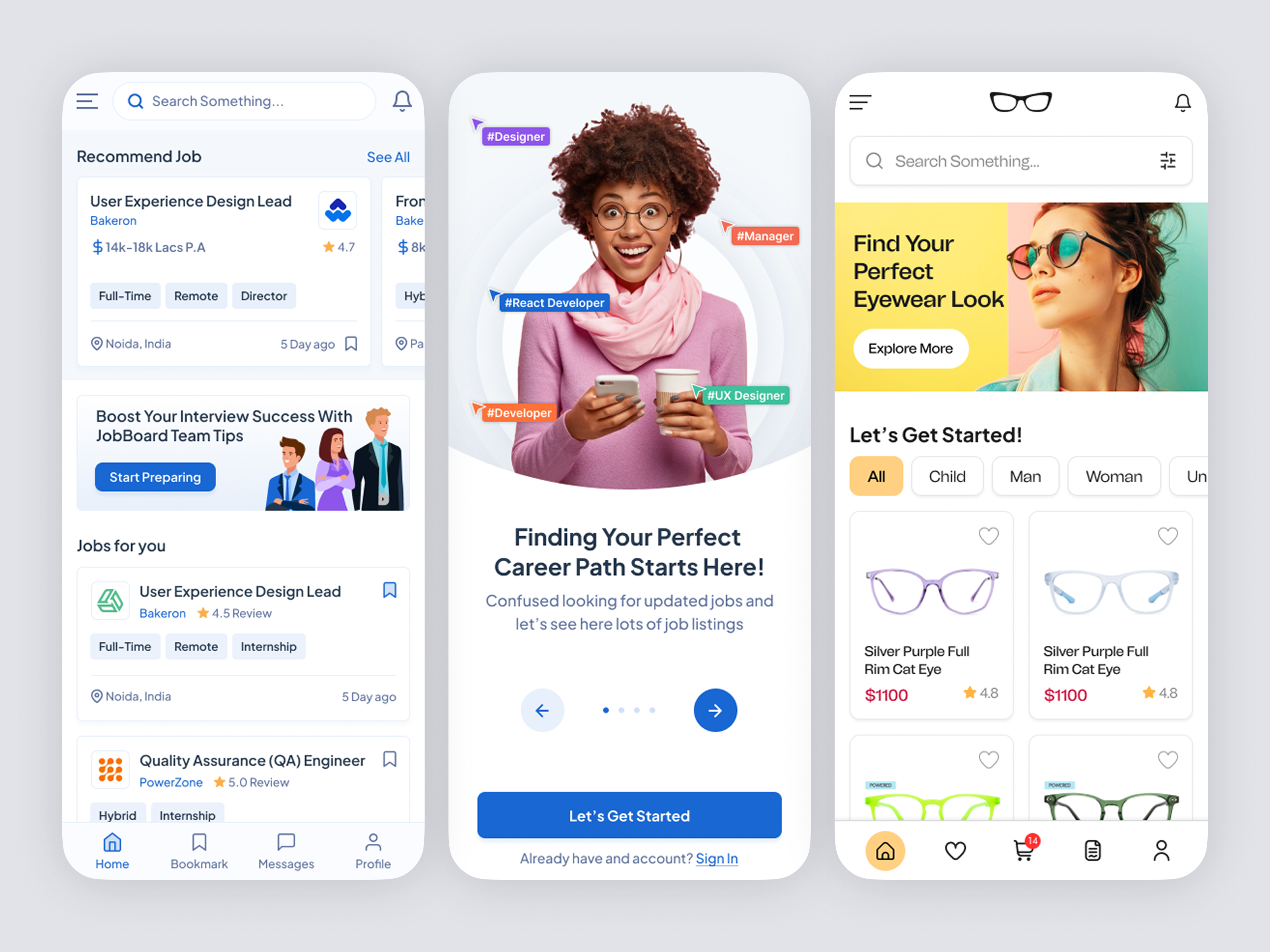 Mobile App UI Design app appliction branding caretive creative design mobile product design template uiux