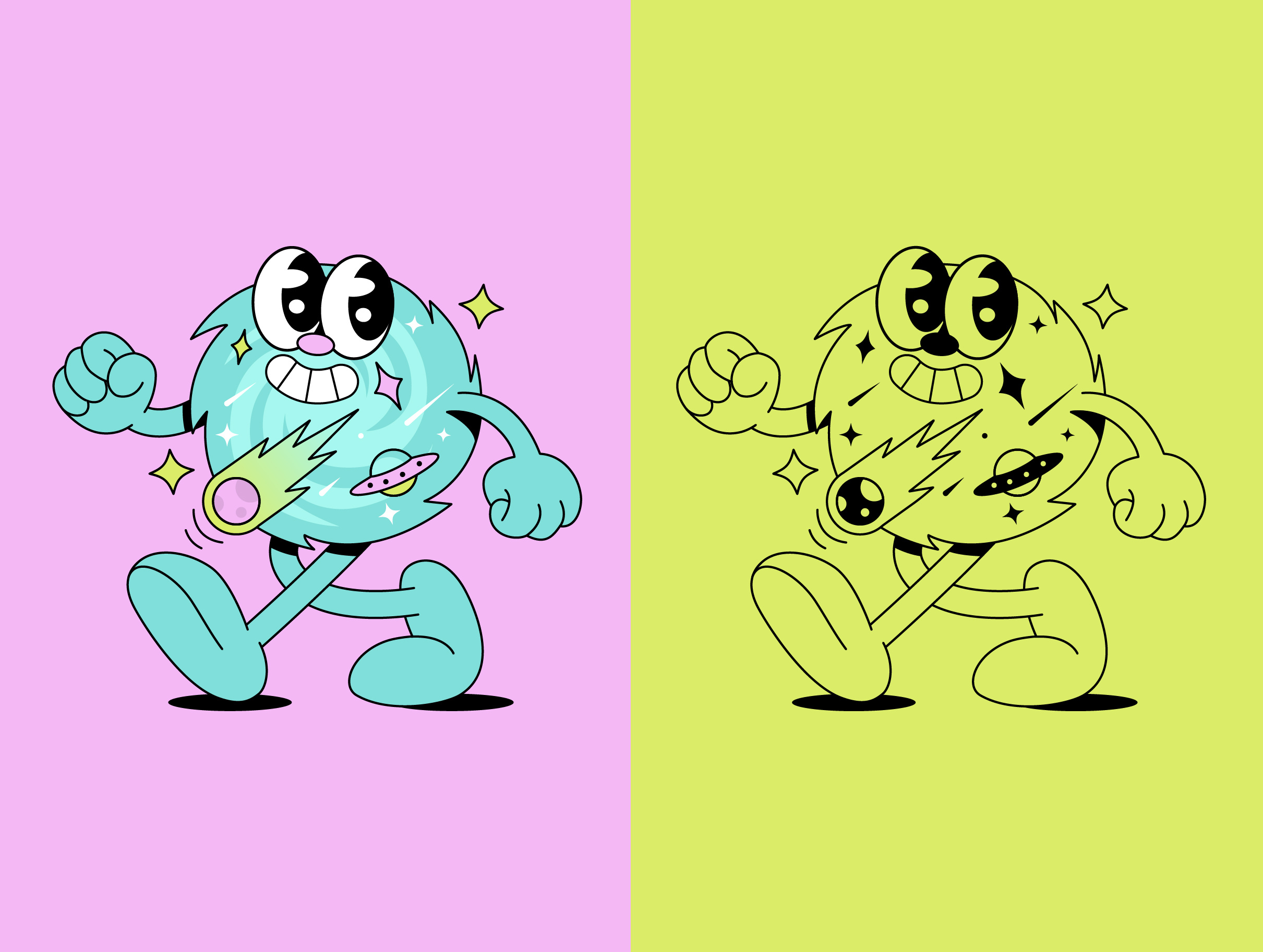 Example of "Friendly Universe" Mascot