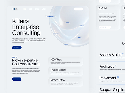 Cybersecurity Website Design