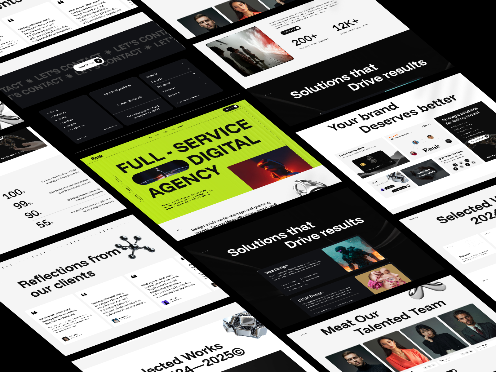 𝐑𝐞𝐚𝐤 – Creative Agency & Digital Agency HTML Template