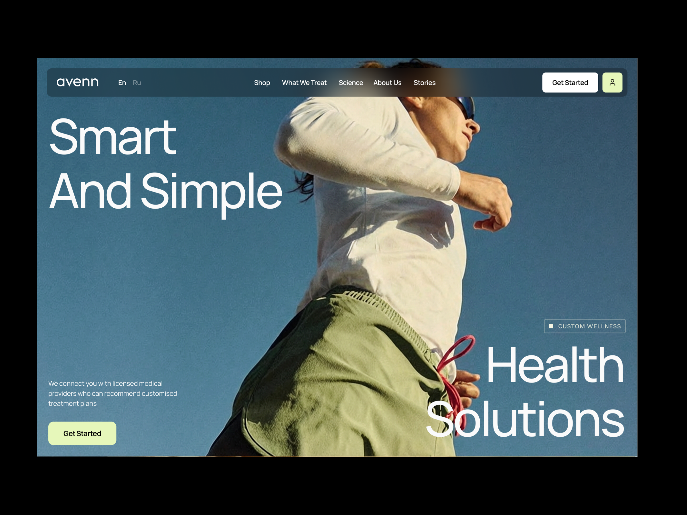 Avenn- Telehealth Experience — Clean & Conversion Focused