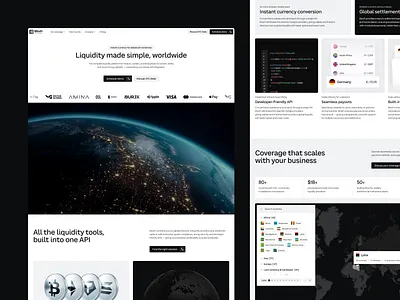 BloxFi – Website Redesign for Fintech Crypto Company crypto design finance fintech product ui uiux ux web web3 website