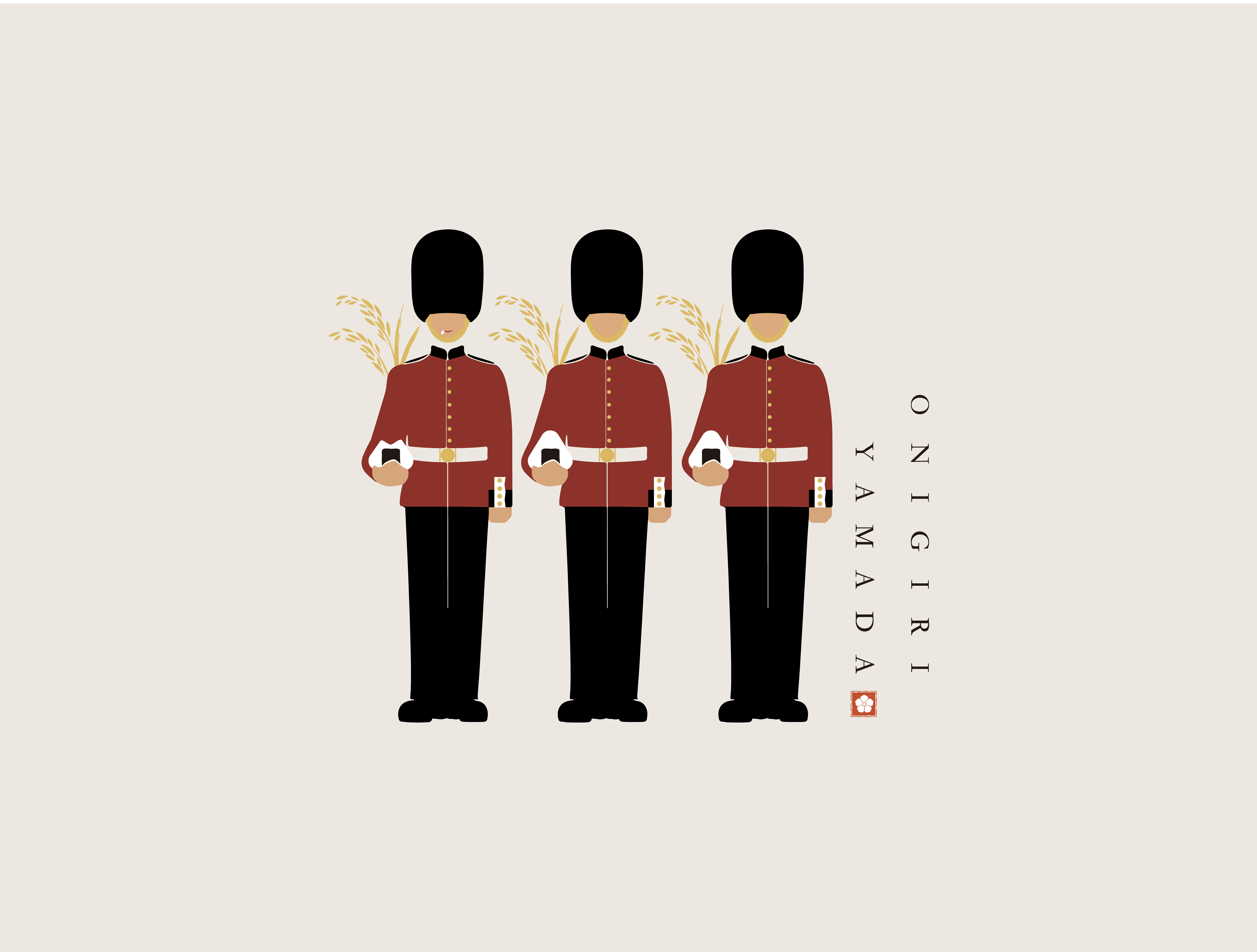 Japanese Logo Design — Onigiri Yamada London Branding