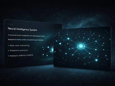 AI Network Intelligence Neural System Interface Design ai artificialintelligance dashboarddesign datavisualization designconcepr figma productdesign thechdesign ui design uxdesign