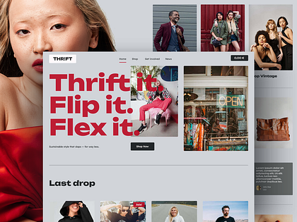 Vintage & Second Hand Shop eCommerce Website Template
