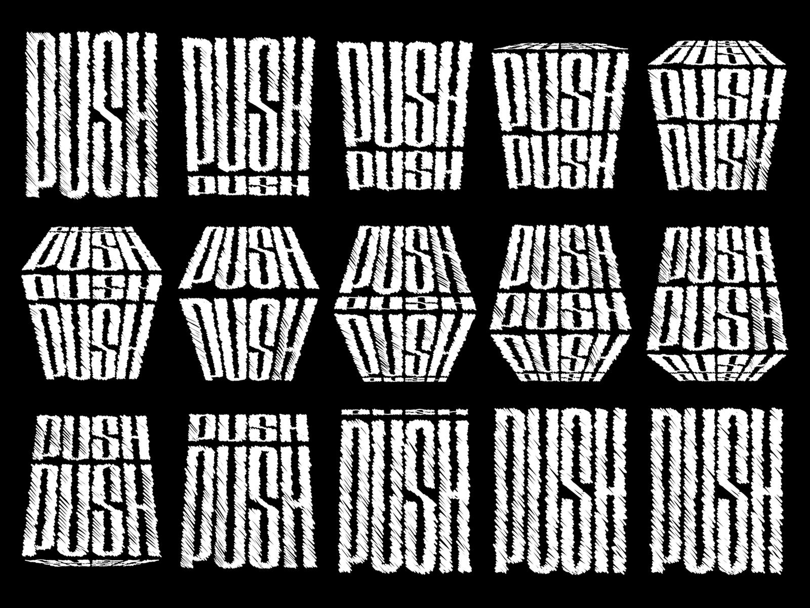 Push – kinetic typography 3d 3d motion 3d typography animation branding cube gif giphy graphic design kinetic type kinetic typography loop animation motion motion graphics push rotoscope spritesheet stop motion typography