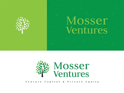 Mosser Ventures Logo Design brand identity branding design business branding corporate identity corporate logo dribbble shot finance branding graphic design green branding investment logo logo concept logo design logo presentation minimal logo modern logo professional logo startup branding tree logo venture capital visual identity
