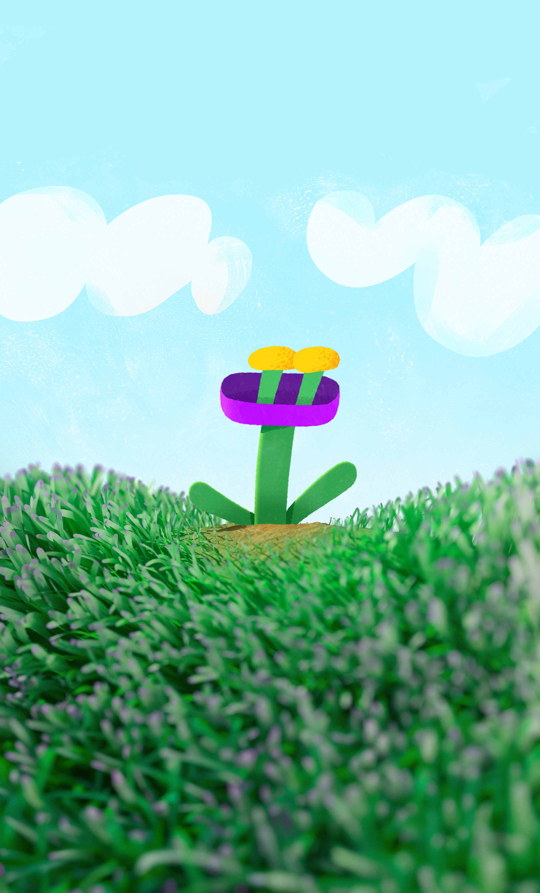 Spring 2d 3d animation after effects cinema 4d mixed animation motion motion graphics photoshop