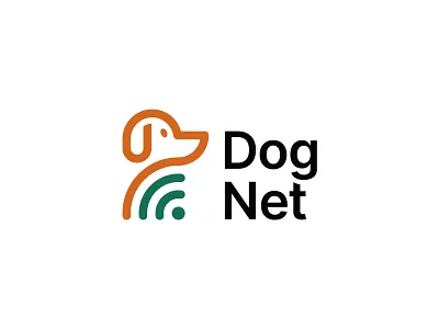 Dog Net Logo Design animal animal logo brand identity branding connection logo creative logo design dog dog logo logo logo branding logo design logo mark minimal logo network tech logo tecnology visual identity