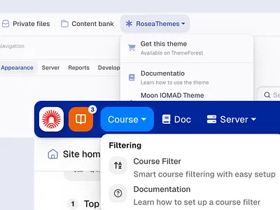 BAZIS - Moodle Theme - RoseaThemes coruse elearning filter lms moodle navigation ux