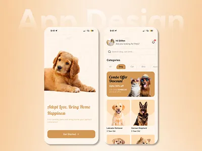 Modern Pet Shop App UI | Mobile App Design & Development app design application development custom app solutions mobile app design pet app petshop app responsive app development ui ux app design uiux web application development