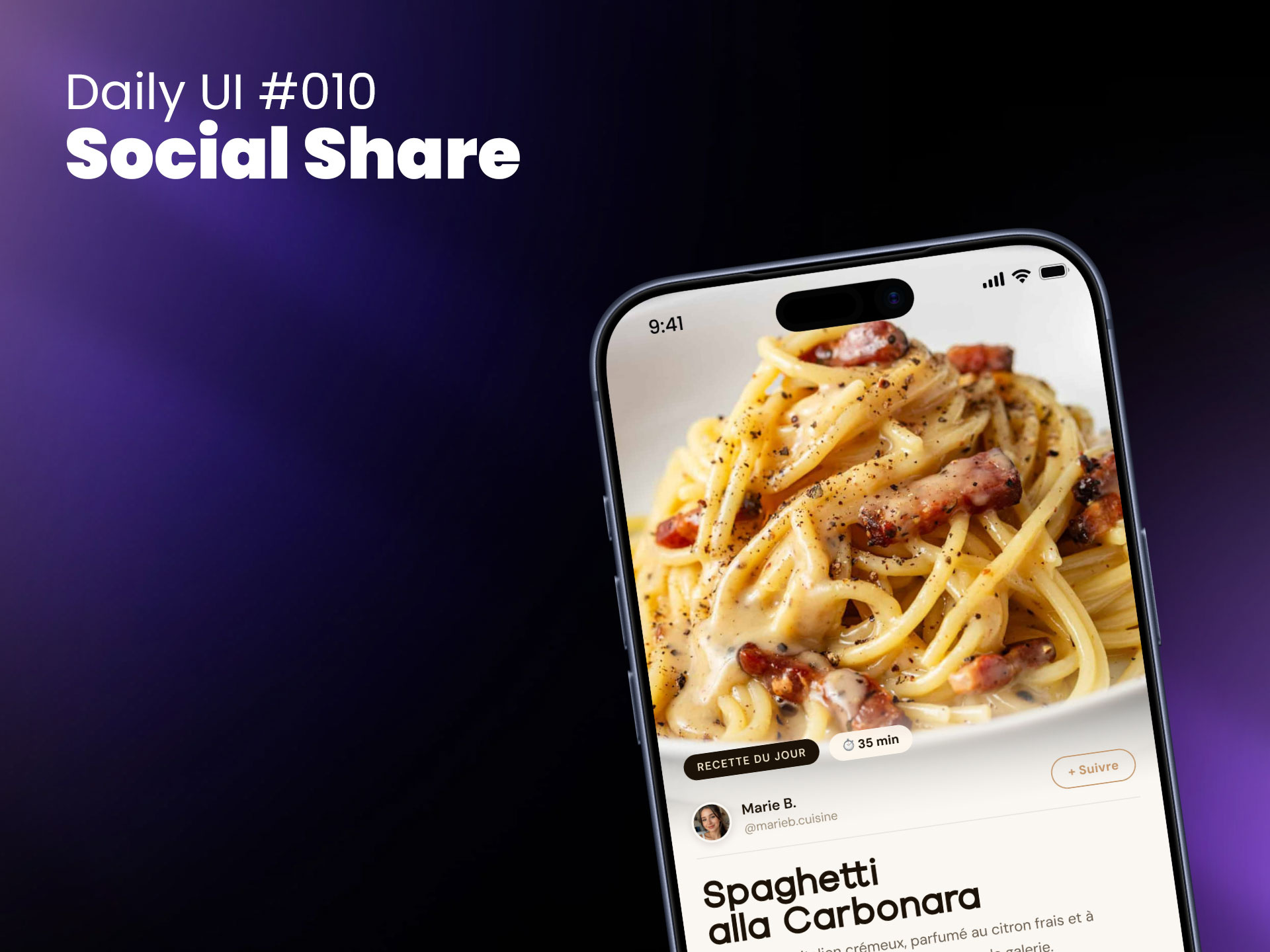 Daily UI #010 — Social Share button design cuisine daily ui daily ui 010 food food application graphic design icon design interaction design mobile ui share button sharing ui social media social share ui components user interface ux design web ui