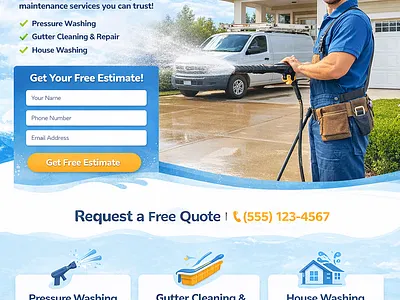 Home Cleaning Services Website Wordpress Build graphic design logo ui web